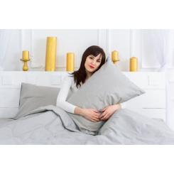 Одеяло MirSon антиалергенна Літня BamBoо №2376 Light Gray 200x22 Фото 4