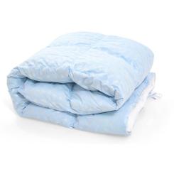 Одеяло MirSon пуховое 1861 Bio-Blue 50 пух Зима+ 110x140 Фото