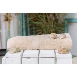 Полотенце MirSon банний 5014 SoftNess Beige 100x150 см Фото