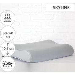 Подушка MirSon ортопедическая №6009 Delicate satin Skyline 58х40х Фото 1