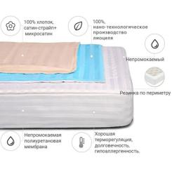 Наматрасник MirSon Royal Pearl тенсел (Modal) Waterproof 318/3 180x20 Фото 1