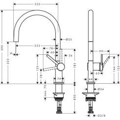 Смеситель Hansgrohe Talis M54 Фото 1