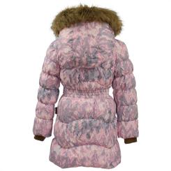 Пальто детское Huppa GRACE 1 17930155 cветло-розовый с принтом 128 Фото 2