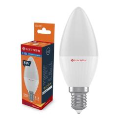 Лампочка Electrum С37 8W PA LC-32 E14 4000K PERFECT Фото 1