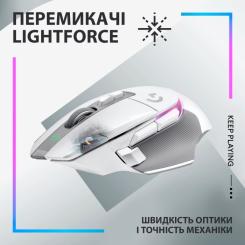 Мышка Logitech G502 X Plus Wireless White Фото 1