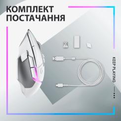 Мышка Logitech G502 X Plus Wireless White Фото 8