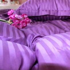 Постельное белье MirSon Satin 30-0009 Purple 160х220 Сімейний Фото 4