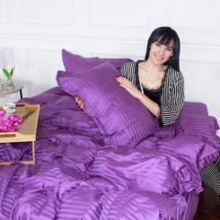 Постельное белье MirSon Satin 30-0009 Purple 160х220 Сімейний Фото 5