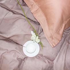 Постельное белье MirSon Satin Жаккард Golden wheat 200х220 Фото 11