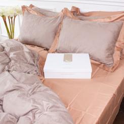 Постельное белье MirSon Satin Жаккард Golden wheat 200х220 Фото 1
