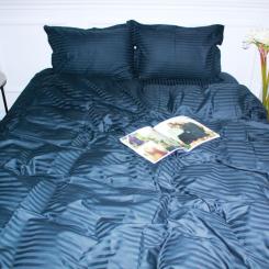 Постельное белье MirSon SatinStripe 30-0021DarkBlue 110х140 Детский Фото 3
