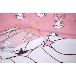 Постельное белье MirSon Бязь 17-0528 Bunnies pink Односпальный Фото 6