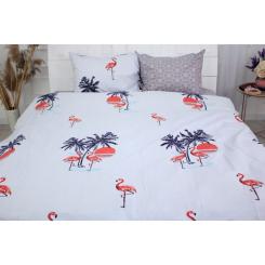Постельное белье MirSon Бязь Premium 17-0268 Garland Євро Фото 1