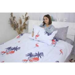 Постельное белье MirSon Бязь Premium 17-0268 Garland Євро Фото 4
