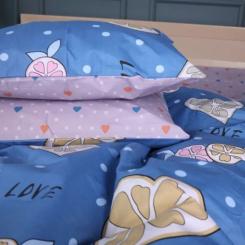 Постельное белье MirSon Бязь Premium 17-0470 Love lemon Євро Фото 3