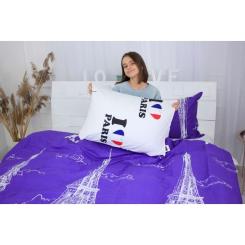 Постельное белье MirSon Бязь Premium 19-0426 Fucsia 160х220 Фото 4
