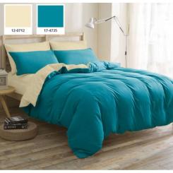 Постельное белье MirSon Бязь Premium Camillo (12-0712 + 17-4735) 200х220 Фото