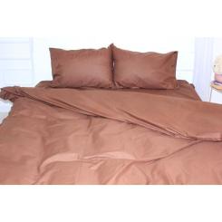 Постельное белье MirSon Бязь Premium Mocco (11-2107 + 19-1217) 2х160х220 Фото 2