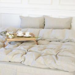 Постельное белье MirSon Лен Grey sky 143х210 Фото 9