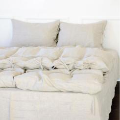 Постельное белье MirSon Лен Grey sky 143х210 Фото 10