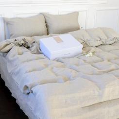 Постельное белье MirSon Лен Grey sky 143х210 Фото 11