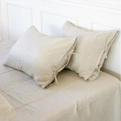 Постельное белье MirSon Лен Grey sky 143х210 Фото 3