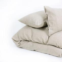 Постельное белье MirSon Лен Grey sky 143х210 Фото 7