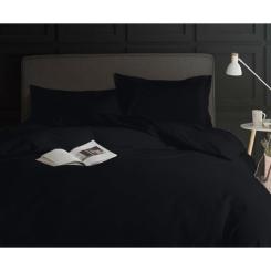 Постельное белье MirSon Сатин 0848 Blue Black 160х220 Фото