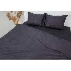 Постельное белье MirSon Сатин 0848 Blue Black 160х220 Фото 2