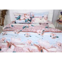 Постельное белье MirSon Сатин 22-1284 Spring flowering Семейный Фото 1
