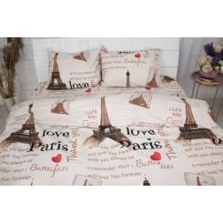 Постельное белье MirSon Сатин 22-1291 Paris Евро Фото 1