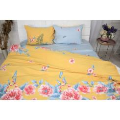 Постельное белье MirSon Сатин Premium 22-1267 Tropics 220х240 Фото 1