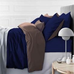 Постельное белье MirSon Сатин Premium Azure 0211+4052 200х220 Фото