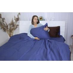 Постельное белье MirSon Сатин Premium Azure 0211+4052 200х220 Фото 4