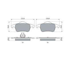 Тормозные колодки Bosch 0 986 424 539 Фото 4