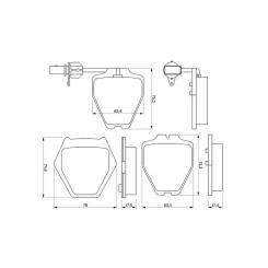 Тормозные колодки Bosch 0 986 424 690 Фото 5