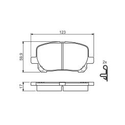 Тормозные колодки Bosch 0 986 424 761 Фото