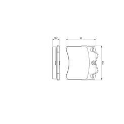 Тормозные колодки Bosch 0 986 460 954 Фото 3