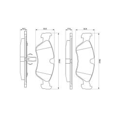 Тормозные колодки Bosch 0 986 491 900 Фото
