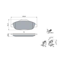 Тормозные колодки Bosch 0 986 494 261 Фото 5