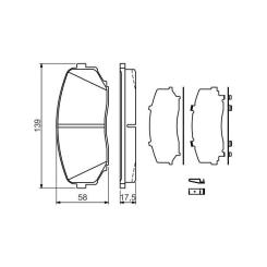 Тормозные колодки Bosch 0 986 494 375 Фото 5