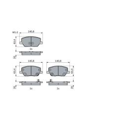 Тормозные колодки Bosch 0 986 494 941 Фото