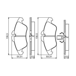 Тормозные колодки Bosch 0 986 495 245 Фото 6