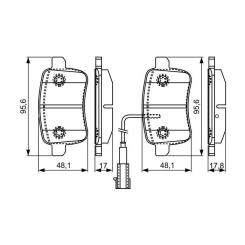 Тормозные колодки Bosch 0 986 495 305 Фото