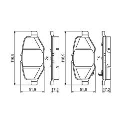 Тормозные колодки Bosch 0986495397 Фото