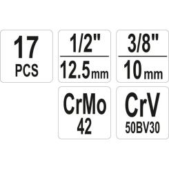 Экстрактор Yato YT-06033 набор 17шт Фото 5
