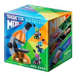 Микроскоп Sigeta Mixi з адаптером для смартфона 40x-640x Orange Фото 5
