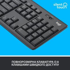 Комплект Logitech MK295 Silent UA Graphite Фото 2