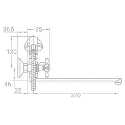 Смеситель TAU VD-2C261C Фото 2