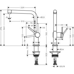 Смеситель Hansgrohe 72840670 Фото 1